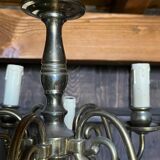 Lustre style hollandais en laiton  10 bougies