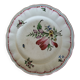 Assiette ancienne Lunéville – décor floral & insecte – vers 1840–1860