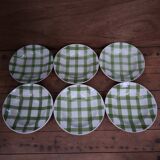 Set of 6 Moulin des Loups "Nappe" soup plates
