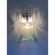 Contemporary Green-Wather Murano Glass "Selle" Wall Sconces in Mazzega Style - A Pair