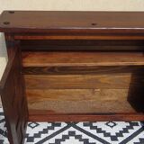 Shallow solid oak sideboard