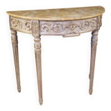 20th century Italian lacquered Louis XVI style console table