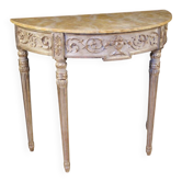 Console en laque italienne de style Louis XVI du 20e siècle