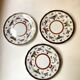 Set assiettes Japon or 18 carat