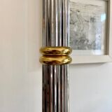 Le Dauphin lamp in silver and gold metal