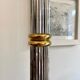 Le Dauphin lamp in silver and gold metal