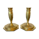 Paire de bougeoirs en bronze
