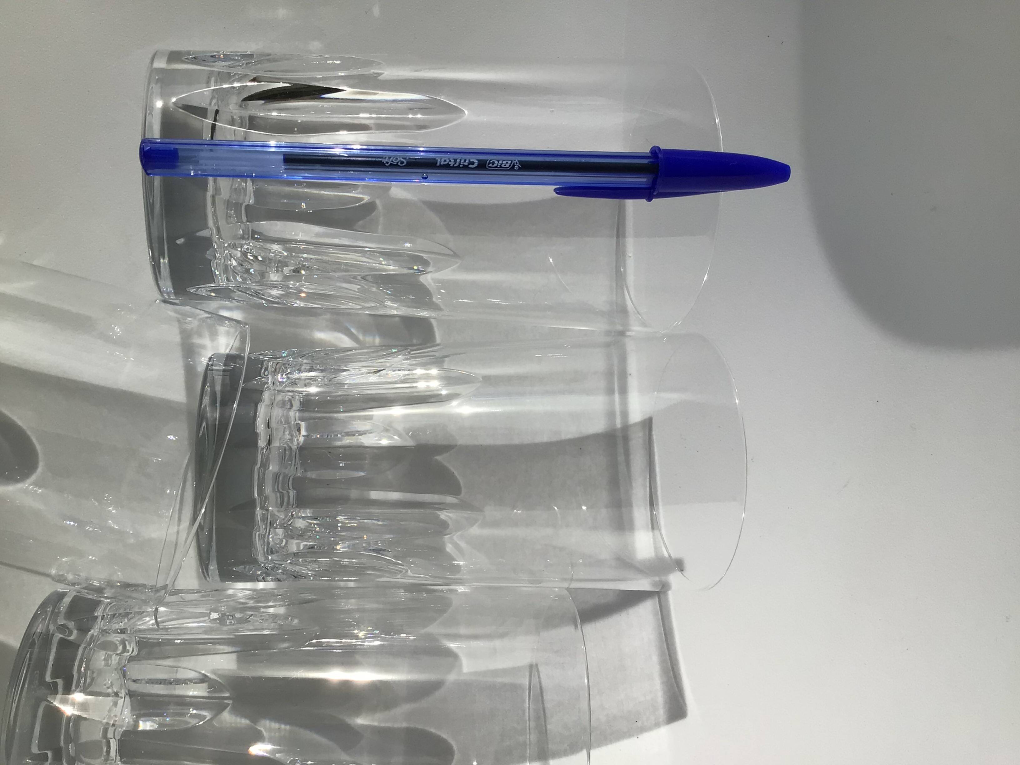 5 Bayel long drink crystal glasses France