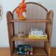 Rattan shelf to hang or lay