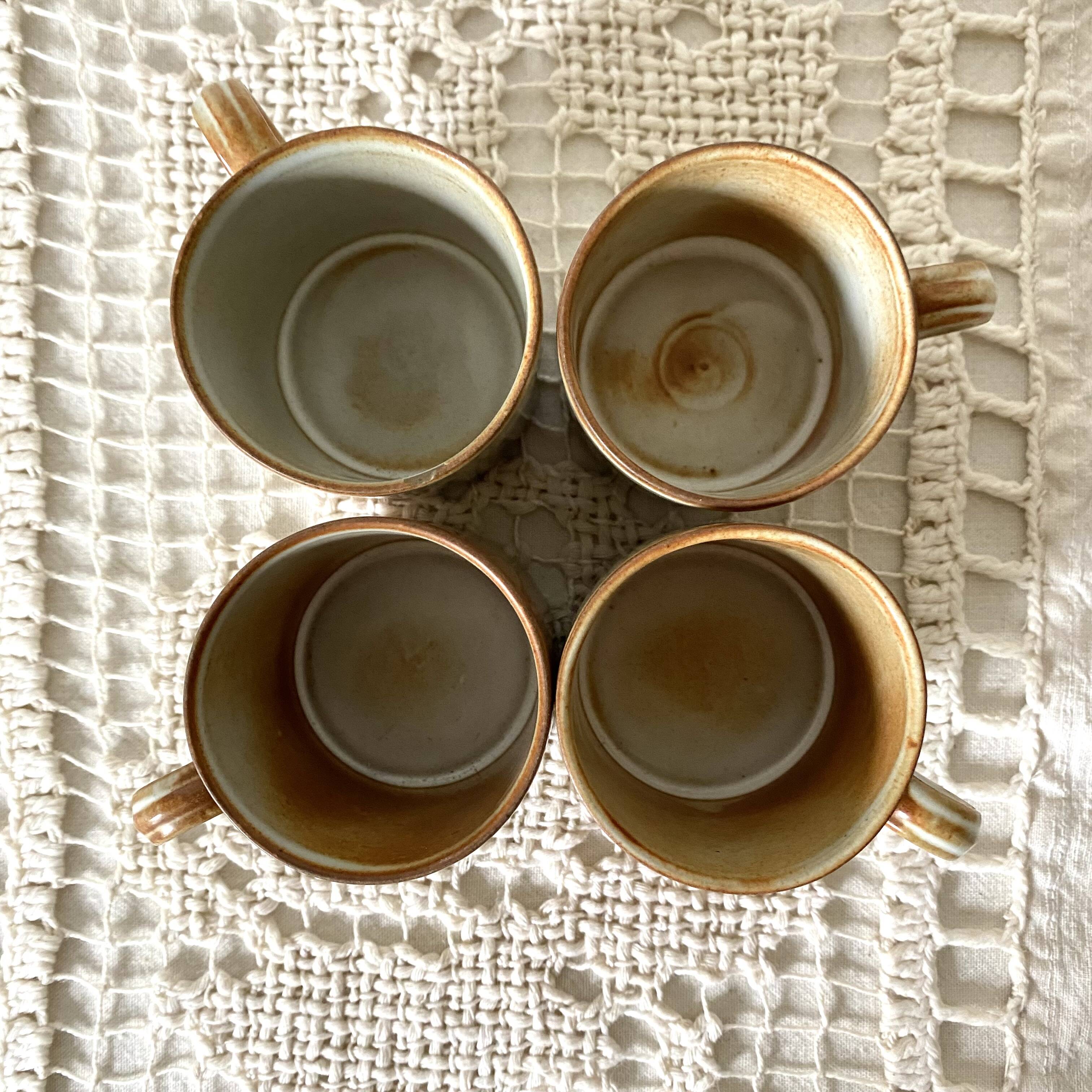 Marsh stoneware coffee cups