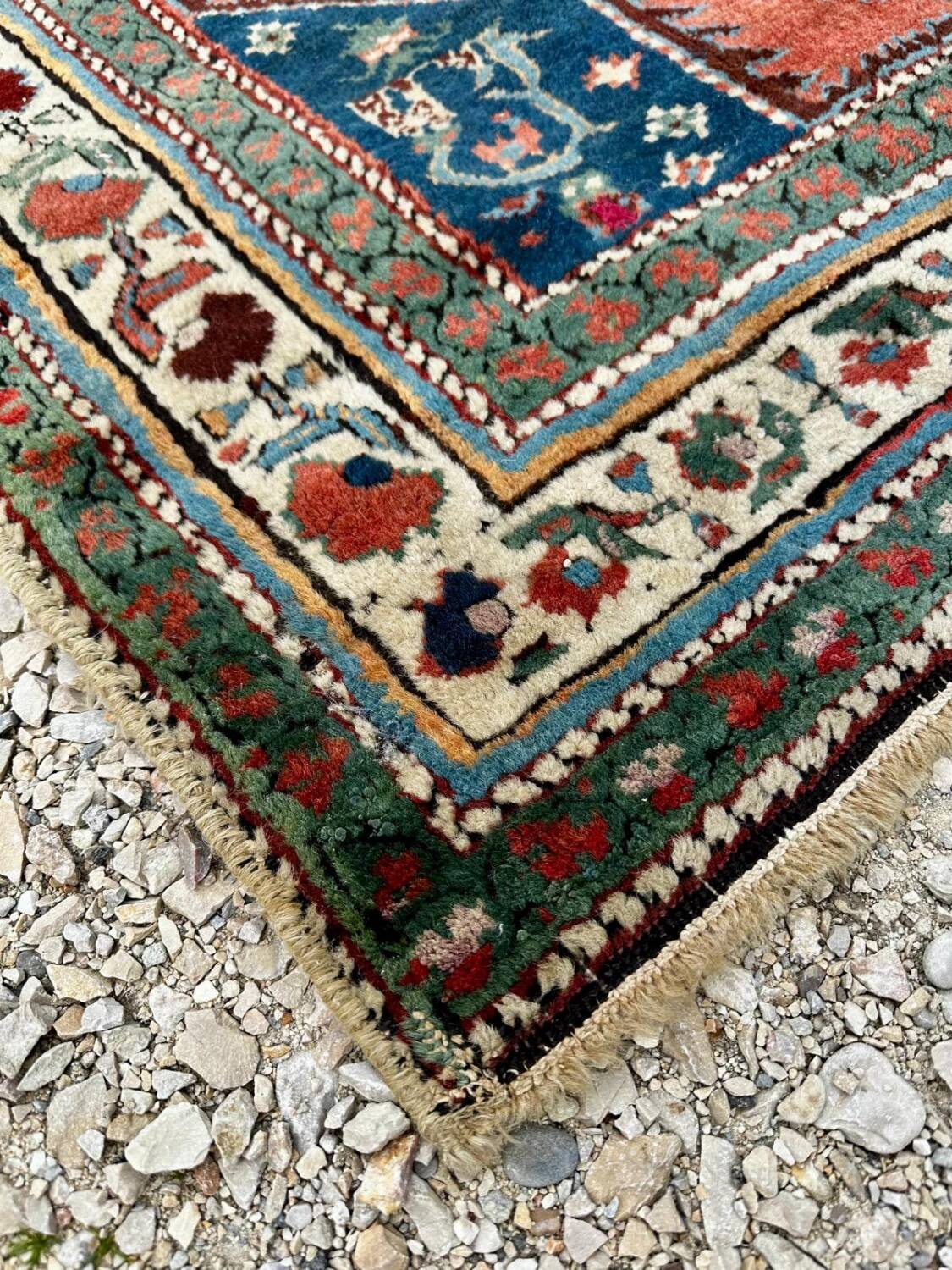 19th century Persian hallway rug