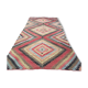 Vintage Turkish Kilim Kelim Rug 338x168 cm shabby chic wool, country home, boho