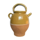 Cruche gargoulette émaillée jaune