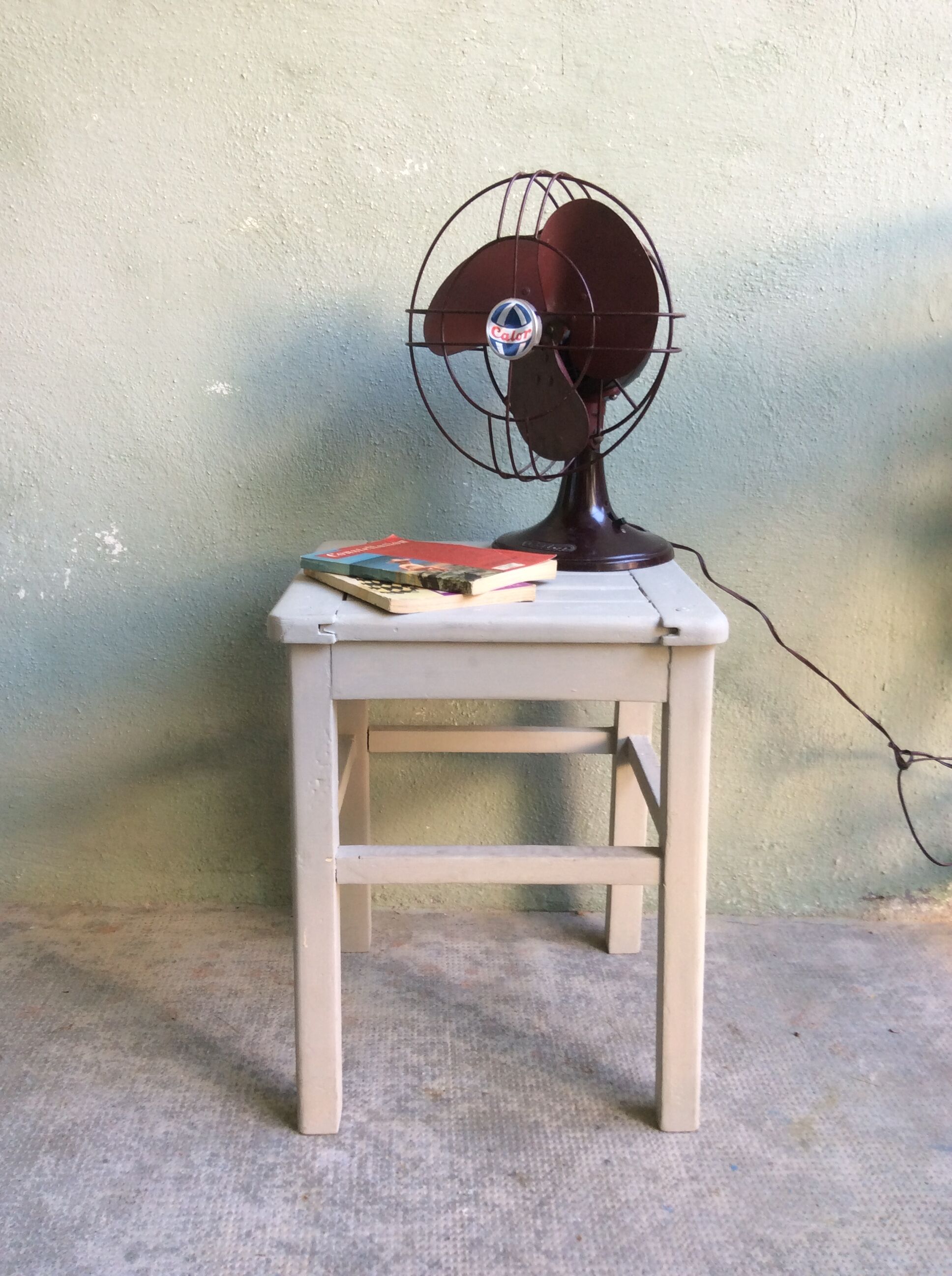 Wooden workshop stool