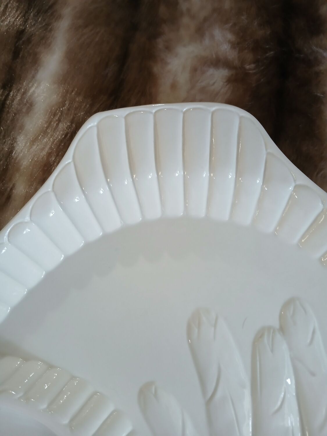 Large vintage earthenware dish