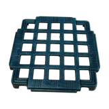 Art deco enamelled table mat