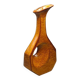 Sculptural ceramic vase by Roberto Rigon for Bertoncello, Italy, 1970s.