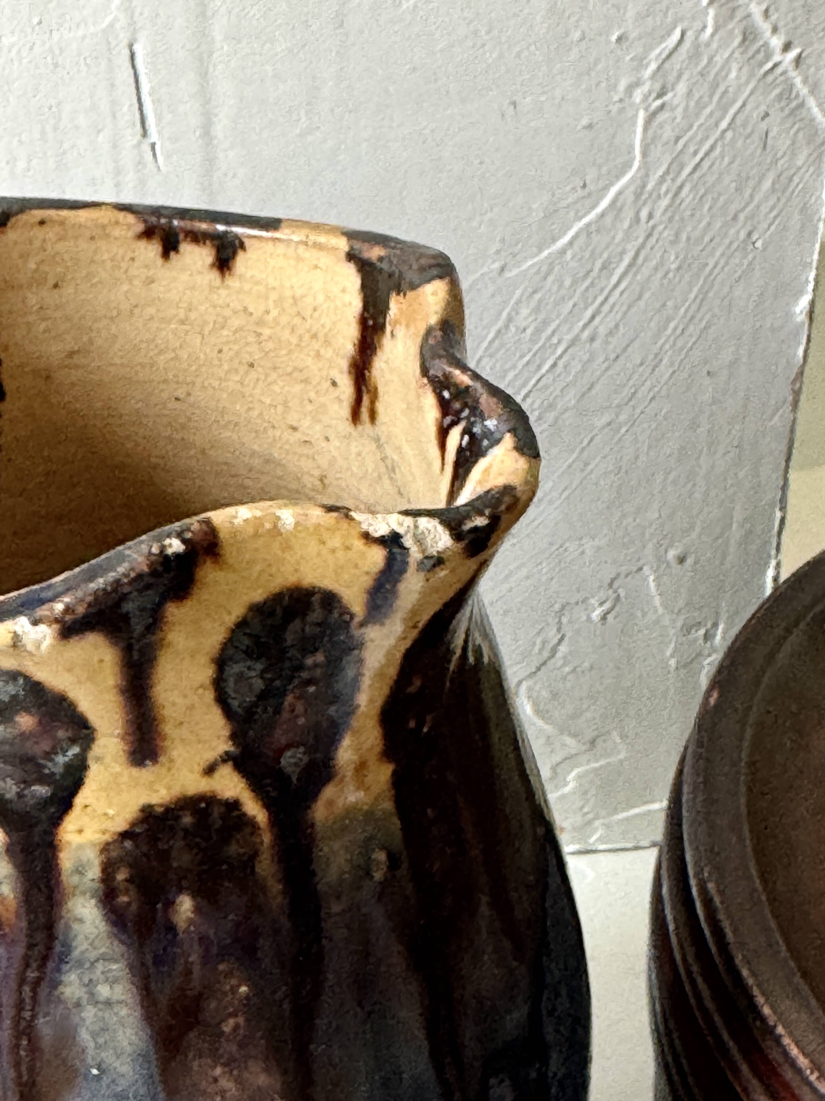 Carafe / vase en céramique émaillée, Jospeh Talbot La Borne 1950