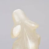 White stone sculpture by v.bee, switzerland