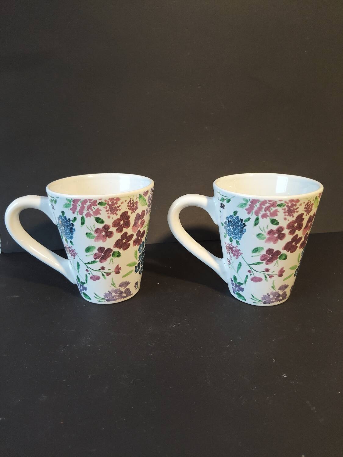 Pair of floral mugs – Country house spirit – New