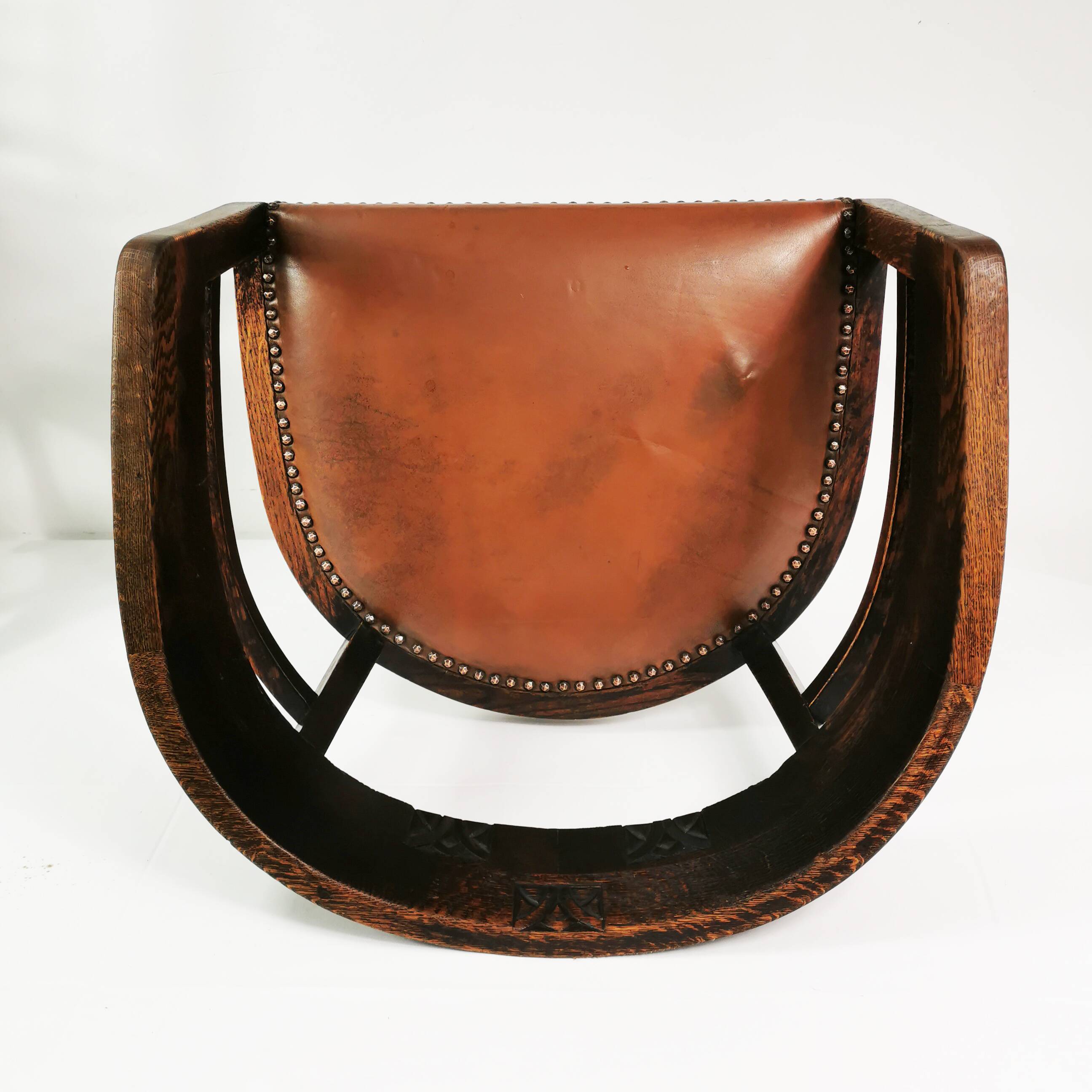 Art Nouveau office chair, Germany, 1920s.