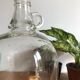 Bottle in transparent glass one gallon (3.8litres)