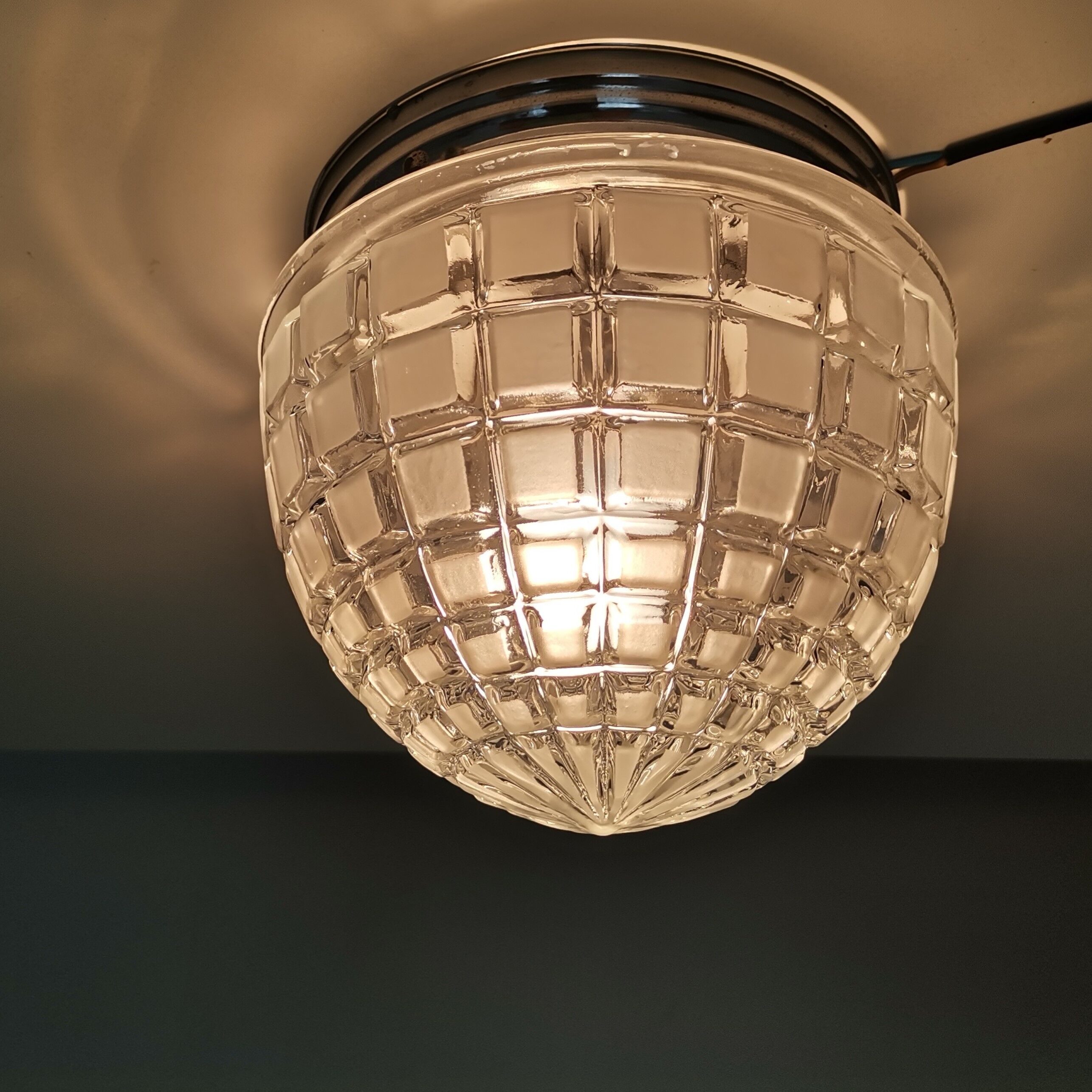 Aer deco flush mount ceiling lighting fixture