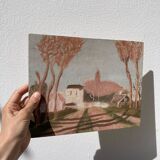 Oil painting landscape painting