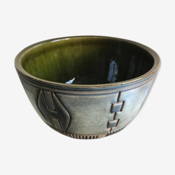 Stoneware bowl 1950's by Munk Keramik Enköping