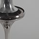 Space age table lamp by Doria Leuchten with chrome and glass, 1970s