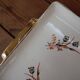 Villeroy and Boch porcelain serving tray with gold rim