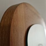 Scandinavian vintage wooden mirror
