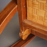 Vintage Lounge Chair and Ottoman by Francis Jourdain, 1920s