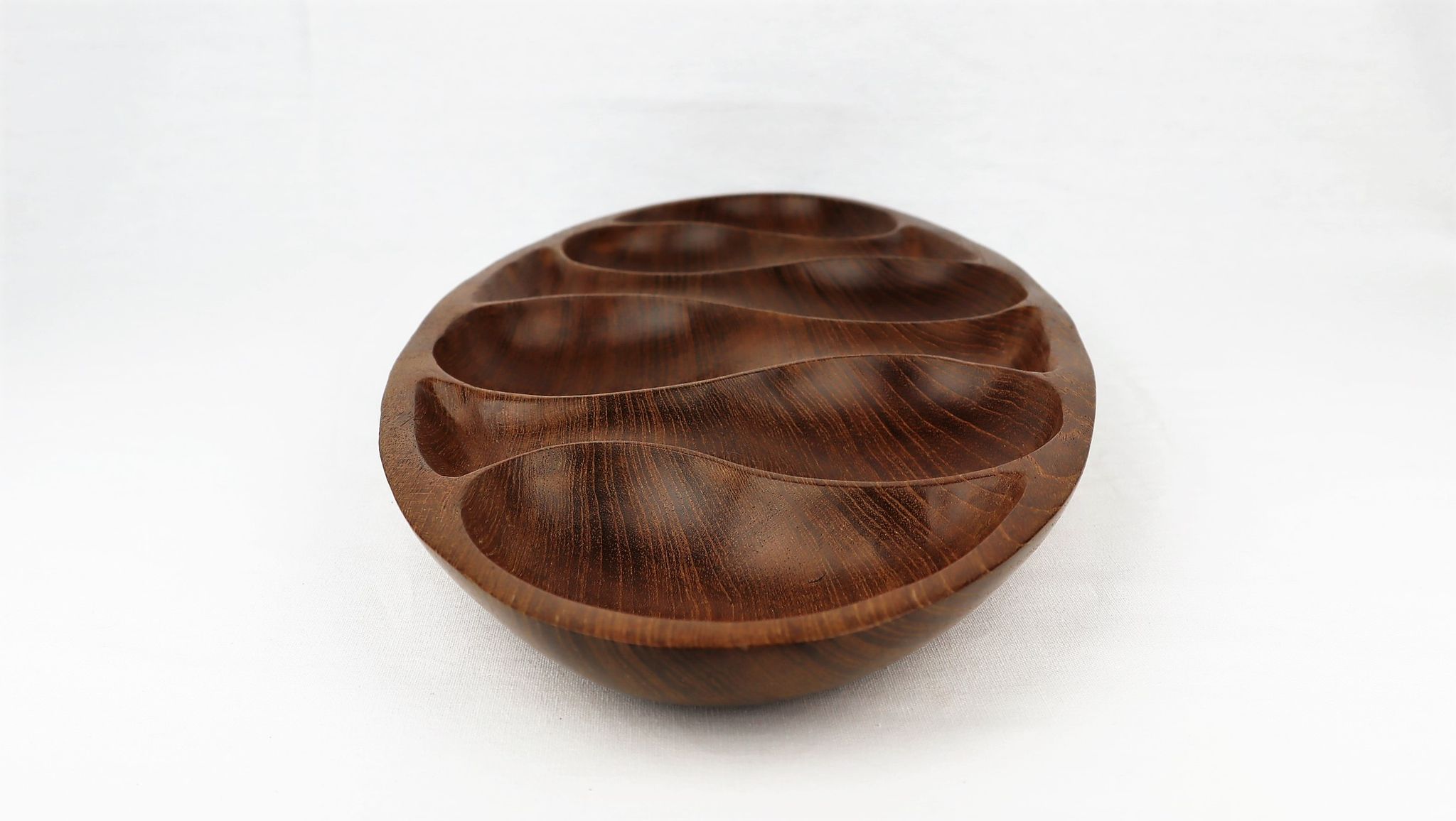 Plateau en teck Laur Jensen vintage 1960