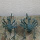 Pair of vintage dragon chenets