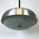 Oscar Torlasco for Lumi, large Italian pendant light with adjustable glass from 50s