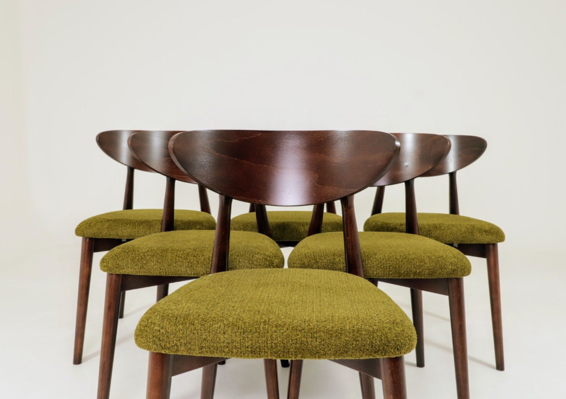 Chaises de salle à manger moderne design vert sauvage