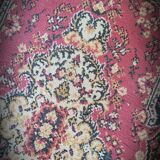 Wool and red cotton carpets