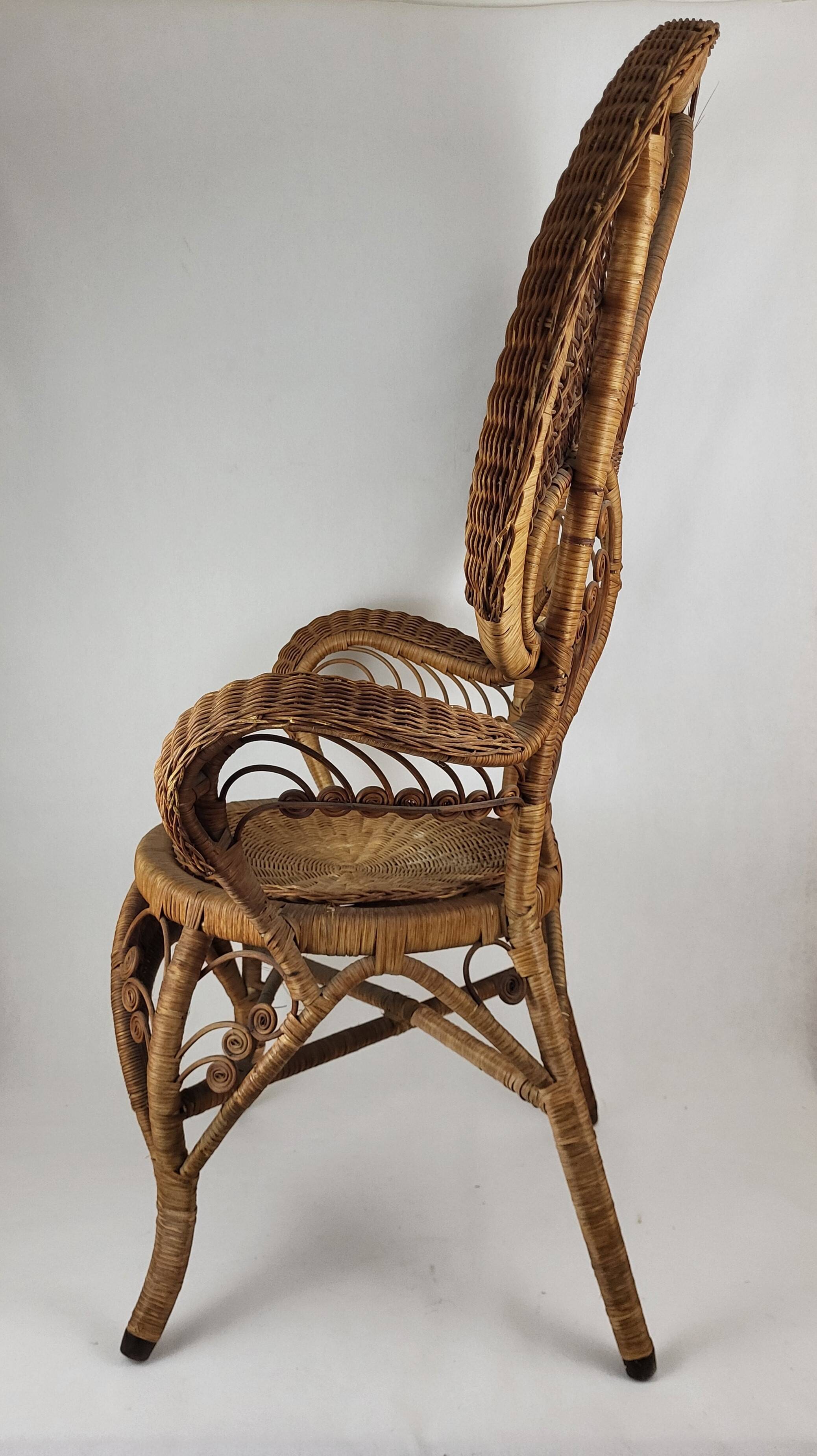 Emmanuelle Peacock Armchair 1960s