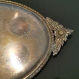 Silver metal tray