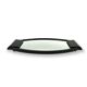Art deco cubist bakelite mirrored tray, France 1930s