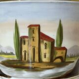 Cache pot Napoleon III late nineteenth porcelain