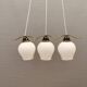 Old chandelier/hanging lamp with three light sources. Danish, design