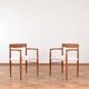 Mid-Century Teak Dining Chairs by H. W. Klein for Bramin, 1960s, Set of 2