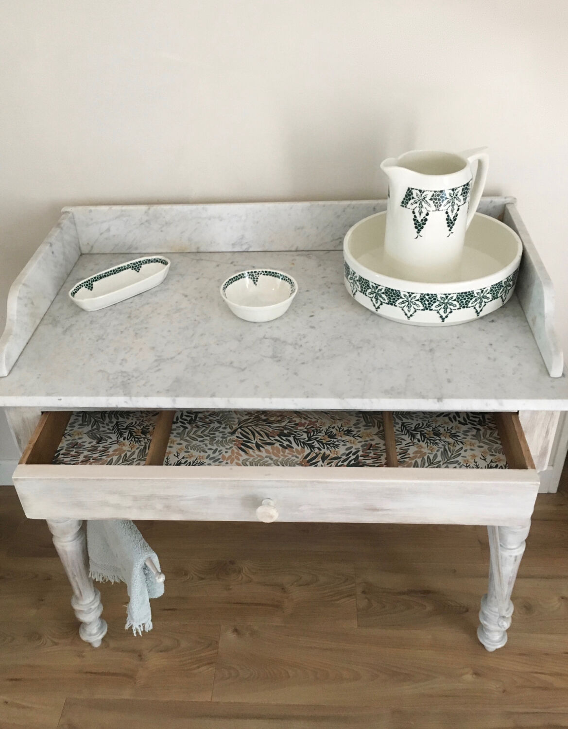 Antique toilet table