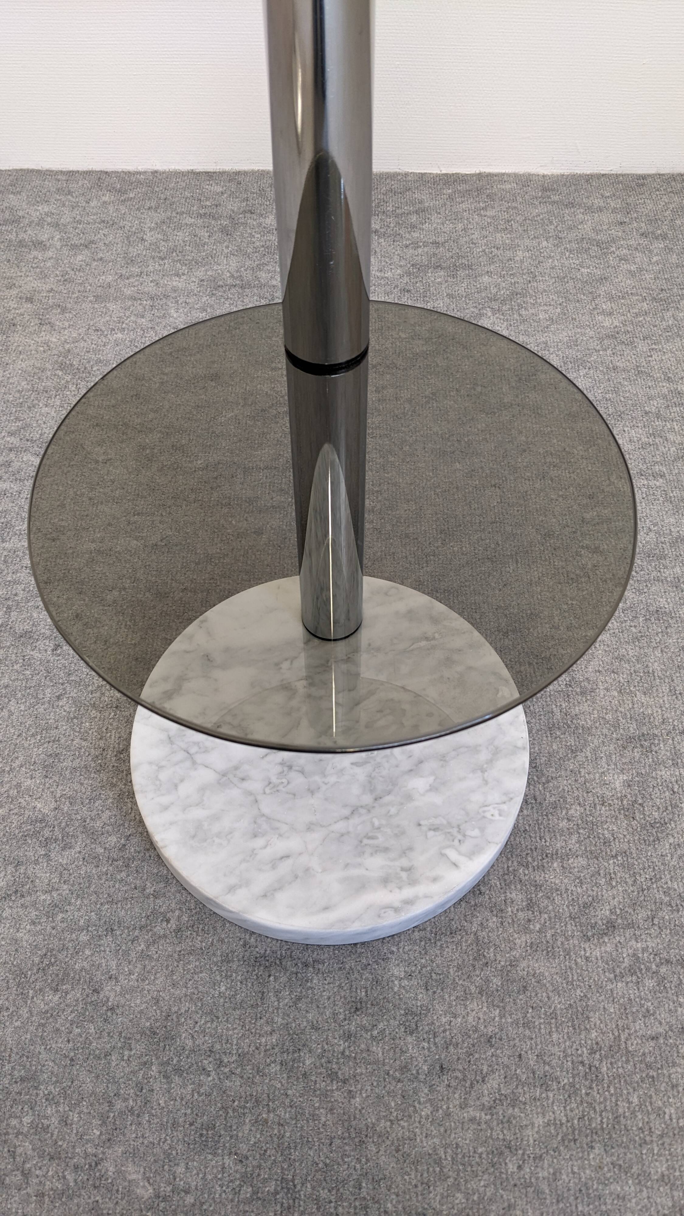 Pair of side tables or end tables Space Age, France circa 1970.