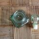 Carafe en verre verte