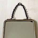 Small vintage barber mirror 50's