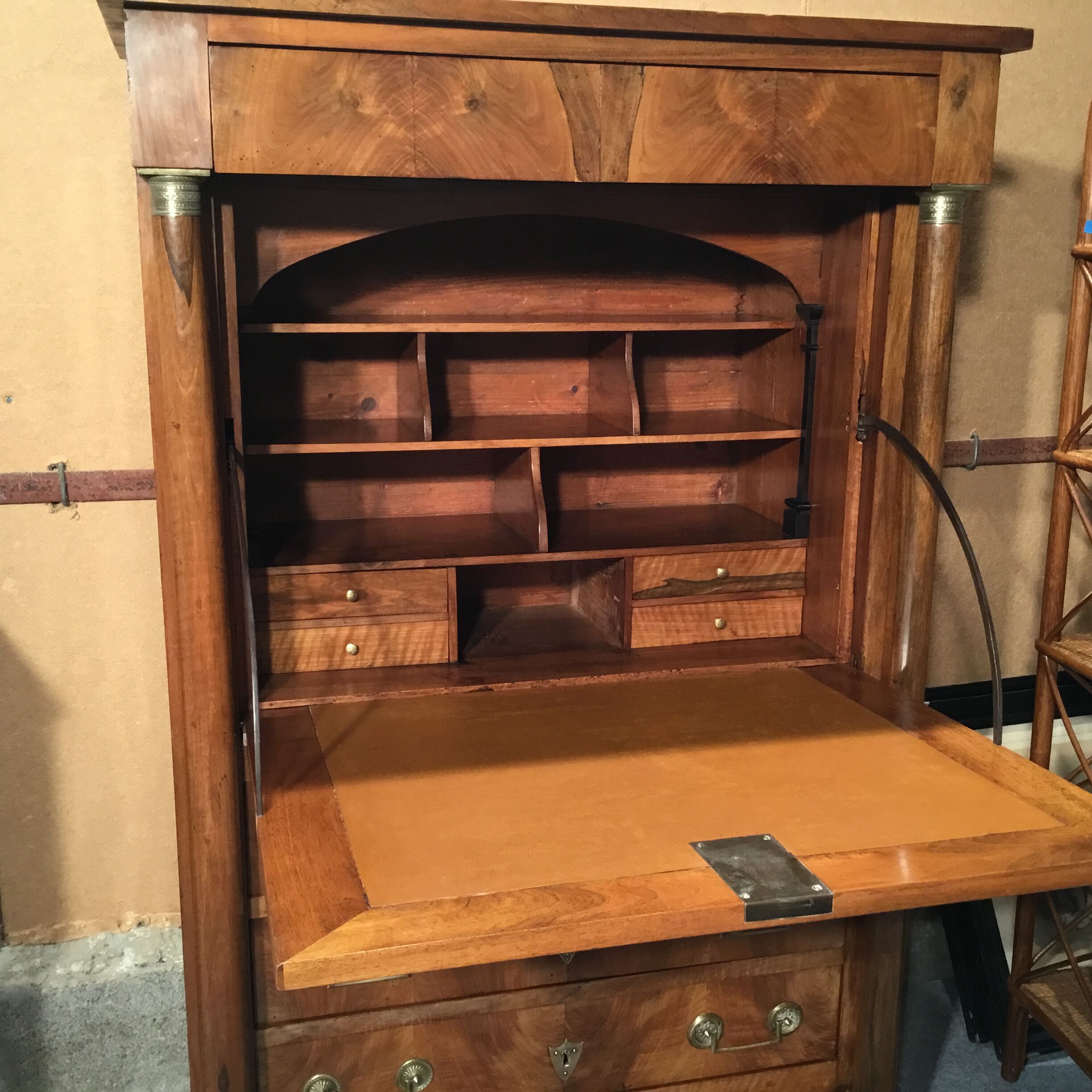 Empire desk cabinet