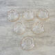6 old champagne glasses 60s